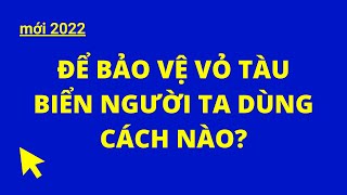 MỚI 2022 | Để bảo vệ vỏ tàu biển người ta dùng phương pháp nào? | Khí Công Nghiệp TP.HCM