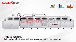 Glass Bottle Washing Machine, Bottle Spray Cleaning Machine, Cosmetic Perfume Bottle Drying Machine