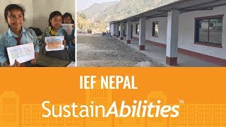 The IEF rebuilds a school destroyed in the 2015 Nepal earthquake