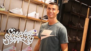 Cristiano Ronaldo Goes Sneaker Shopping With Complex