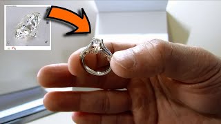 My experience buying an engagement ring Online + James Allen Verragio engagement ring Unboxing