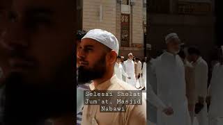 Selesai sholat Jum'at, masjid Nabawi #masjidnabawi