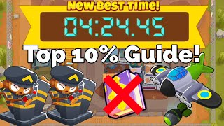 Btd6 Race Scrapping By in 4:24.45 Top 10% No Monkey Knowledge Guide!