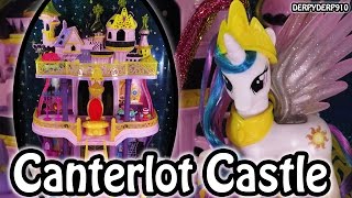 My Little Pony Canterlot Castle with Princess Celestia & Spike!  MLP Huge Playset Toy Review