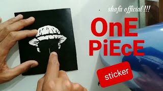 ONE PIECE, cutting sticker, STICKER