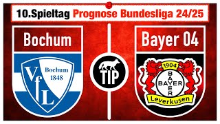 VfL Bochum–Bayer Leverkusen Prognose & Tipp Bundesliga24/25