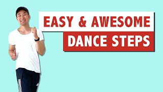 3 Basic Dance Steps (That Look AWESOME) | Easy For Beginners | Dance Tutorial