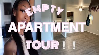 I MOVED!!! EMPTY APARTMENT TOUR