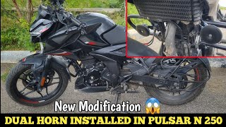 Pulsar N250 & N160 Modification || Dual Tone Horn Install In Pulsar N250-N150 ||  @rkcreations03