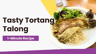 Tasty Tortang Talong - Filipino Eggplant Omelet