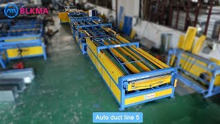 BLKMA Rectangular/Square duct manufacture auto line 5/ HVAC Air duct TDF auto duct production line Ⅴ