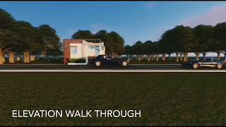 Front elevation Design| Walk through | 3D Elevation walk through | 3Dsmax walk through | Autocadd