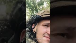 Grenade explosions near Ukrainan soldier #shorts #warinukraine #warinukraine #ukraine