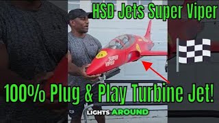 HSD Jets Super Viper:100% Plug and Play Turbine RC Jet Experice!