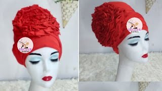 Easy DIY: How to sew the trending scarfinator with rose / Durag cap