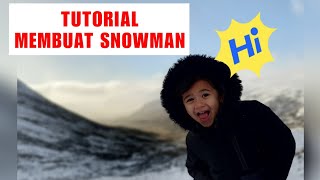 TUTORIAL MEMBUAT SNOWMAN