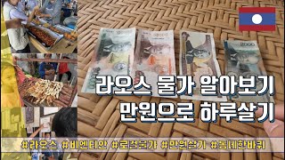 라오스 비엔티안 - 라오스 물가 알아보기 만원으로 하루살기 #라오스 #물가 #로컬시장 #만원살기 #로컬물가 #비엔티안