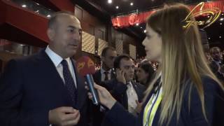 Dişişleri Bakani Mevlut Cavusoglu Azerbyaca`nın Space Televizyonuna konuştu...