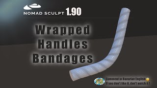 Nomad Sculpt - Wrapped Handles - Bandages - Wraps - Tube UV (V1.90 - 21.4.2024)