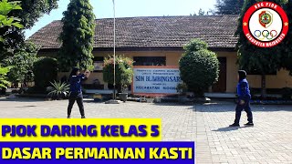 PJOK DARING KELAS 5 GERAK MEMUKUL, MELEMPAR, MENANGKAP & MELAMBUNGKAN BOLA KASTI