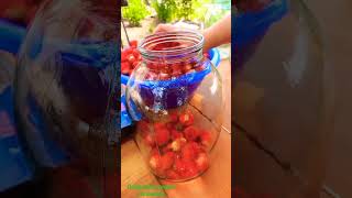 Клубничный компот на зиму🍓🍓🍓