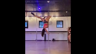 pole invert tricks - butterfly