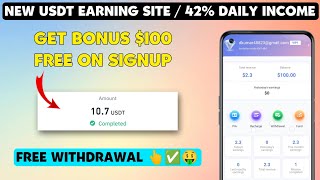 Usdt Earning Site | Earn Free Usdt | Best Usdt Investment site | New Earning Site