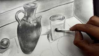 How to draw still life sketch with graphite pencil | Aayushiiart | Still life sketching - Part 2