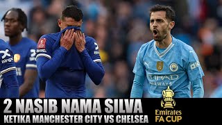 2 Nasib Silva ketika Manchester City vs Chelsea 1-0 | Berita Bola FA Cup 2024