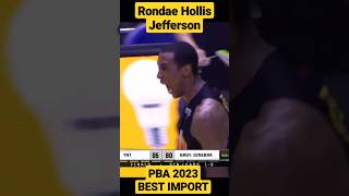 PBA BEST IMPORT "Rondae Hollis Jefferson" #youtubeshorts #pba #tropanggiga #tnt #pbafinals #ginvstnt