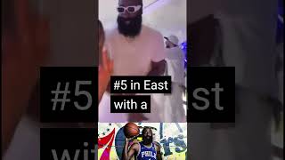 76ers on a 7 game win streak & James Harden has 21 assists in one game and celebrates in the club