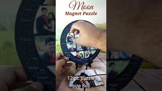 moon magnet puzzle for couple anniversary| mera chand mujhe aaya hai nazar #anniversary