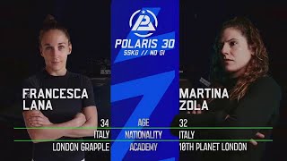 Francesca Lana (Italia) vs Martina Zola (Italia) - BJJ