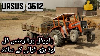 ursus 3512 tractor stunts with full load trolly | tractor stunt.#tractors #MiniTractors.