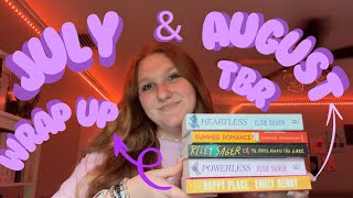 july reading wrap up & august tbr! | spoiler free