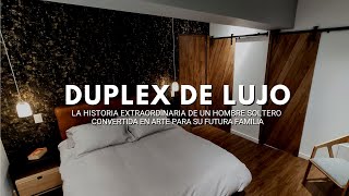 Matemático Soltero Transforma Duplex en Palacio Familiar de Lujo. HOUSE TOUR 2 minutos.