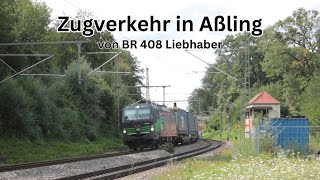 Zugverkehr in Aßling mit BRB, ÖBB und GZ | BR 408 Liebhaber