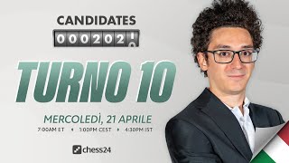 Candidati 2021 | Turno 10 | Matteo Zoldan | FM Nicolò Pasini | GM Sabino Brunello