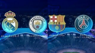 Chamada de REAL MADRID x MANCHESTER CITY e BARCELONA x PSG na Champions no SBT (09 e 16/04/2024)