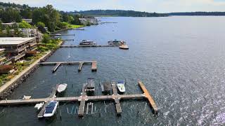 Fly Over Kirkland WA Waterfront Part 2