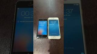 iPhone 5s on iOS 9 vs iPhone 6 on iOS 8 boot up test #shorts #iphone5s #ios9 #iphone6 #ios8