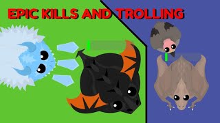 LEGENDARY mope io RARE DONKEY kills dragon/OP ICE MONSTER kills black dragon/TOP 5 KILLS OF THE WEEK