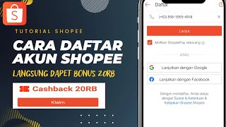 CARA DAFTAR AKUN SHOPEE TERBARU 2022