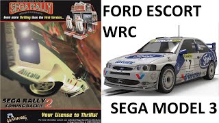 Sega Rally 2 (Arcade) - Ford Escort WRC -  Supermodel Emulator w/ Bezel