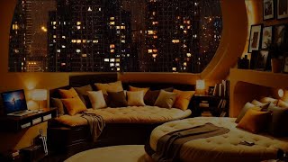 Relaxing City Rain ASMR: Calm Night Rainfall in the City