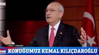 Fox TV'nin konuğu Kemal Kılıçdaroğlu (bölüm 1 )