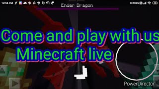 Minecr||Playing With Subscriber||Come And Play With Us||#LiveInsaan