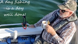 Fishing for King George Whiting at St Kilda channel in South Australia