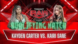 [WWE 2k24] FULL MATCH - Kayden Carter vs. Kairi Sane- Money in the Bank Qualifying Match