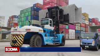 SOCMA 50 ton forklift in Jurong port Singapore